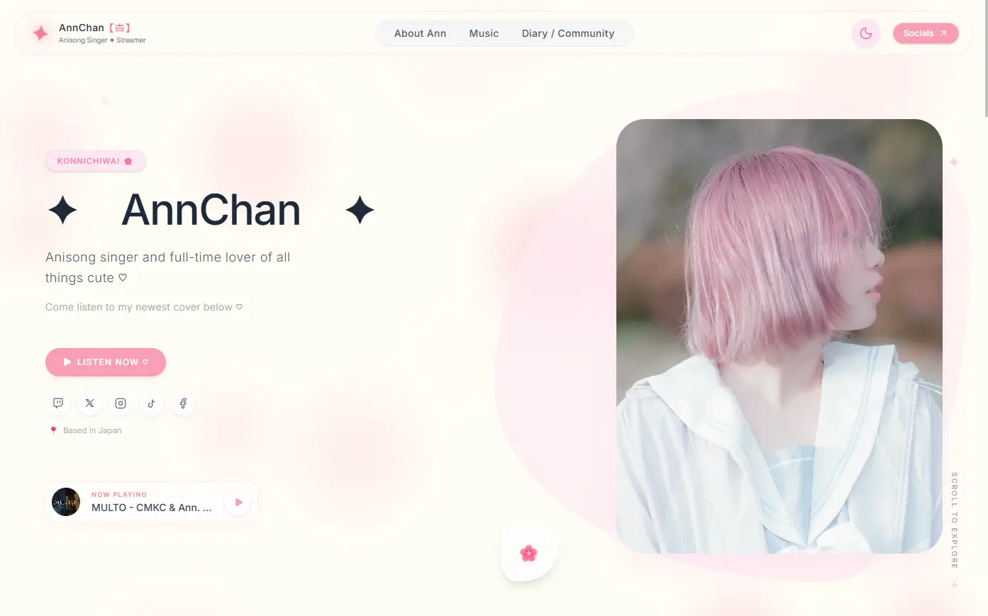 AnnChan's Room website
